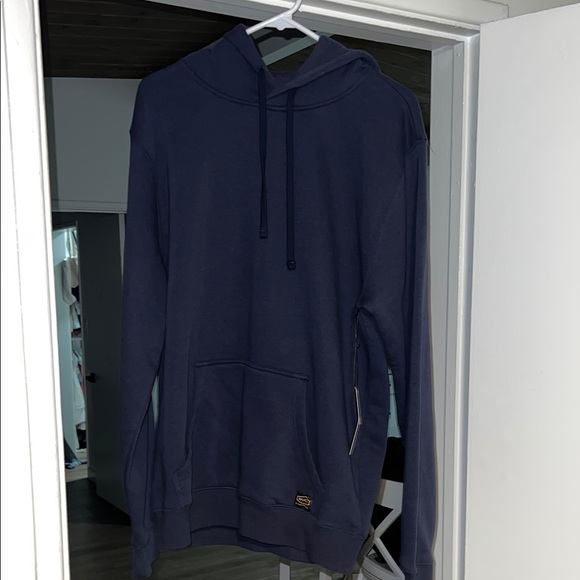 RVCA HOODIE - NAVY - NEVER WORN NEW WITH TAGS - MEN SIZE LARGE - Picture 1 of 4
